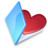 Folder favorits blue Icon